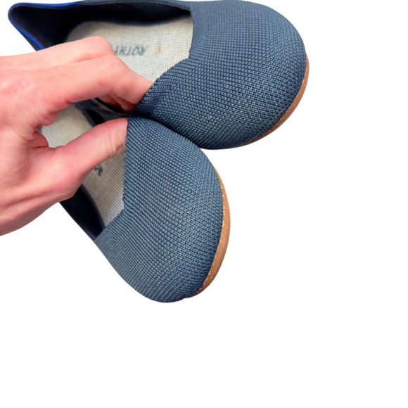 Rothy’s blue the square flats - Picture 3 of 8